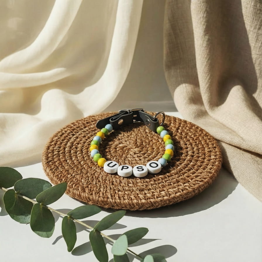 Collier unique pour chien avec son nom - Bloomy